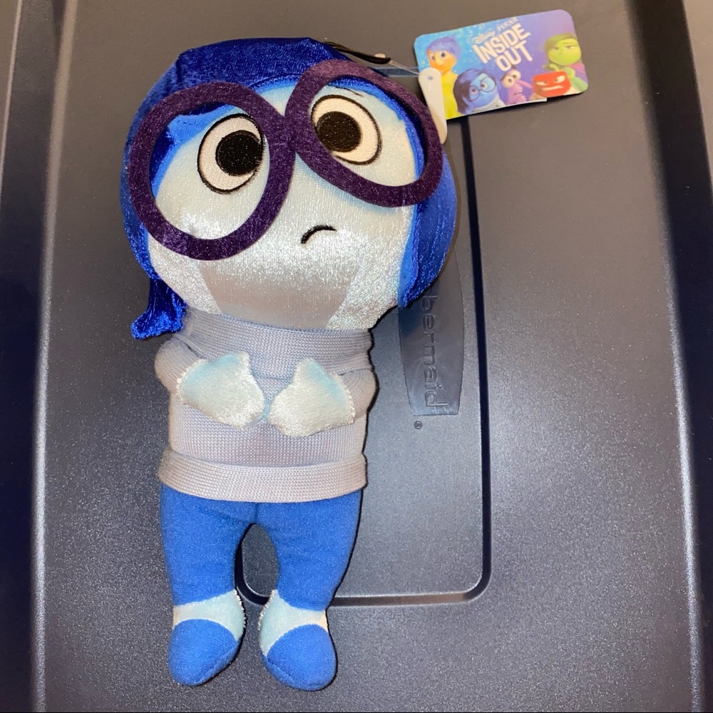 Disney Sadness Plush with Hidden Coin Pocket